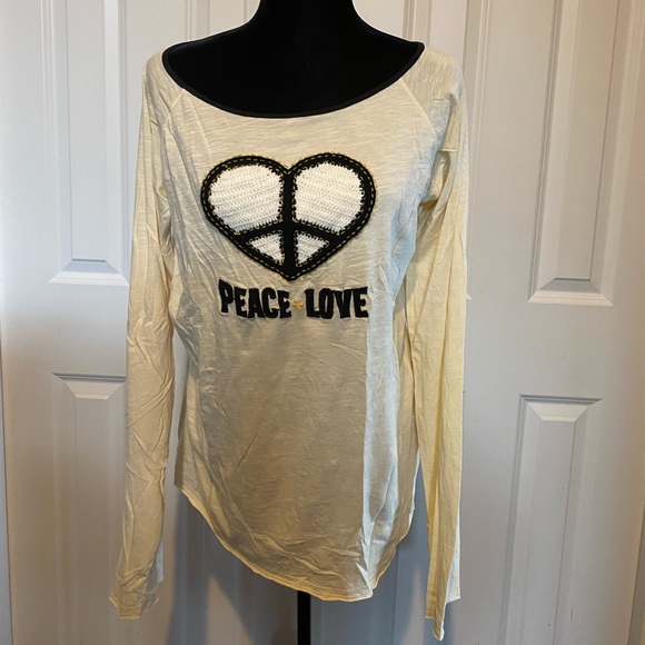 Lucky Brand | Tops | Peace And Love 